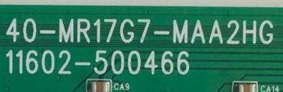 MAIN PARA TV TCL 4K·UHD·HDR ((ROKU TV)) / NUMERO DE PARTE 30800-000501 / 40-MR17G7-MAA2HG / 30801-000480 / 11602-500466 / V8-MR17K01-LF / PANEL LVU750NDE / DISPLAY ST7461D03-2 VER.2.1 / ST746ID03-2 VER.2.2 / MODELOS 75S451 / 75S455 / 75S41BR - Imagen 3